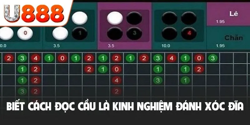 Biết cách đọc cầu là kinh nghiệm đánh xóc đĩa